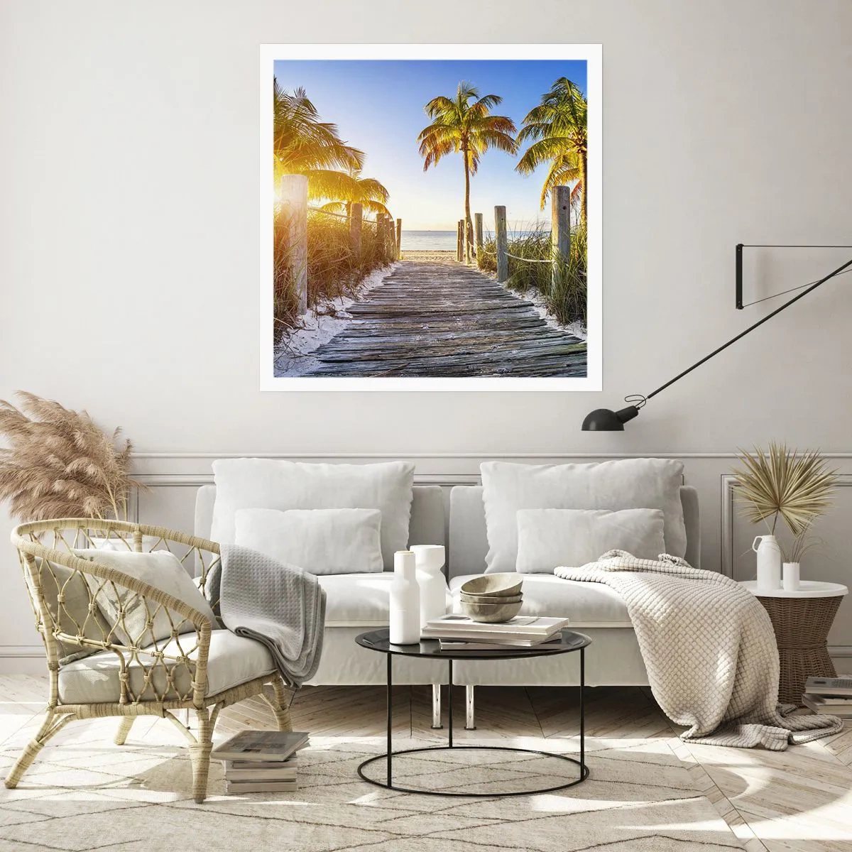 Poster - Straight to Paradise - 60x60 cm
