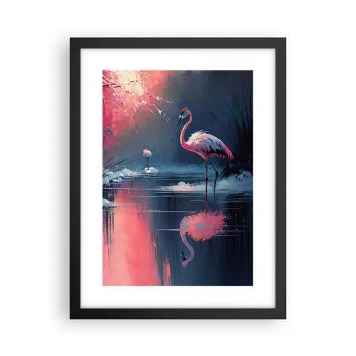 Poster in black frame - Bird Retreat - 30x40 cm