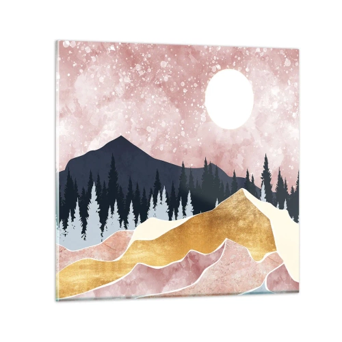 Glass picture - Night Guard - 30x30 cm