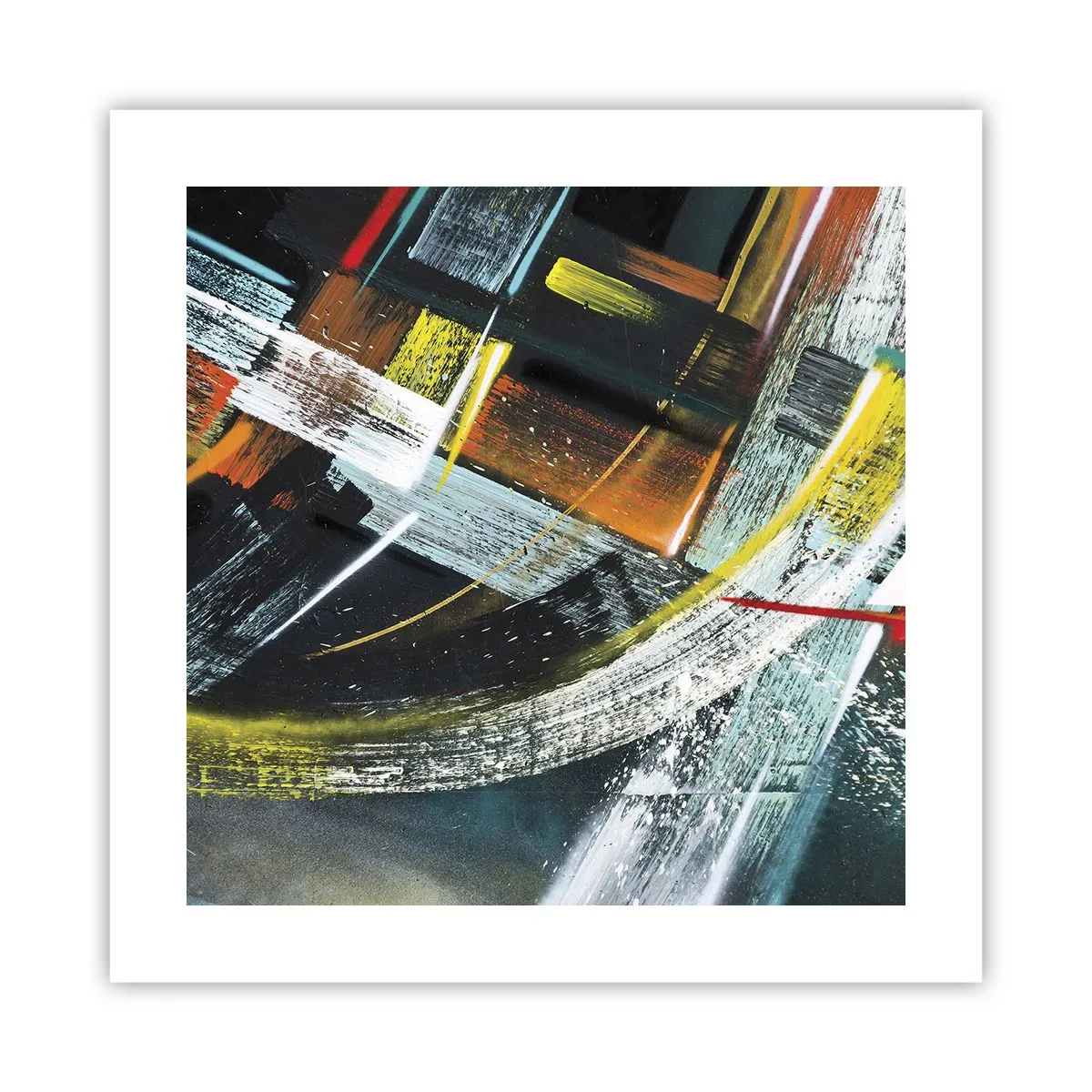 Poster - Energy of Movement - 40x40 cm