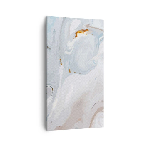 Canvas picture - White Fusion - 45x80 cm
