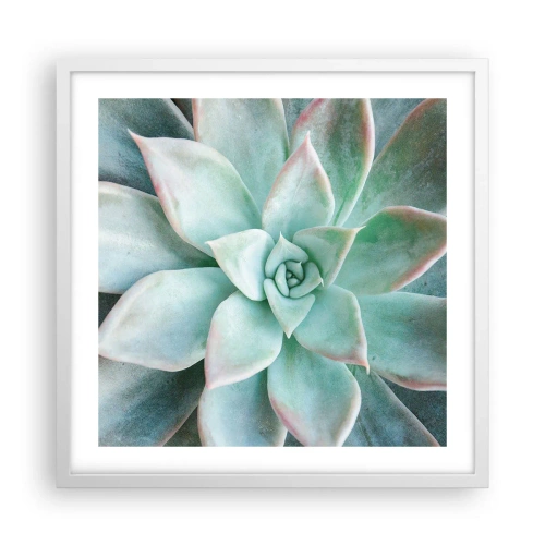 Poster in white frmae - Heart of a Desert - 50x50 cm