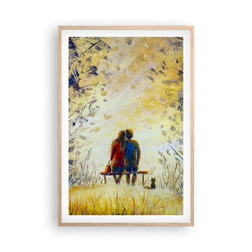 Poster in light oak frame - Magical Moment - 61x91 cm