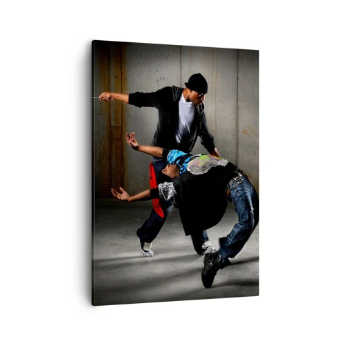 Canvas picture - Dancing with Street Wind - 50x70 cm