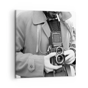 Canvas picture - In Retro Style - 50x50 cm