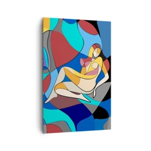 Canvas picture - Cubist Nude - 80x120 cm