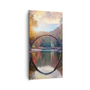 Canvas picture - On the Other Side of a Mirror - 65x120 cm