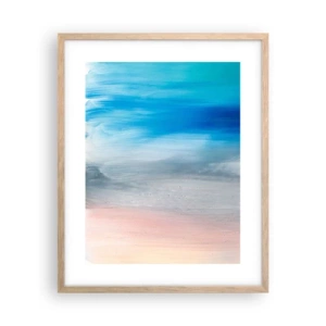 Poster in light oak frame - Elements: Air - 40x50 cm
