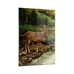 Glass picture - Wlecome to my World - 50x70 cm