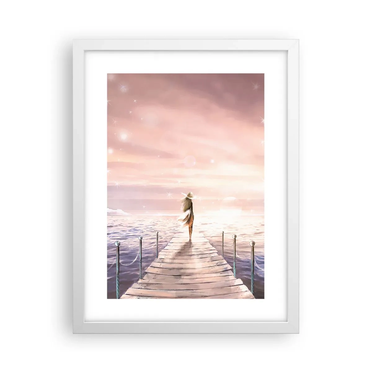 Poster in white frmae - In a Dream World - 30x40 cm