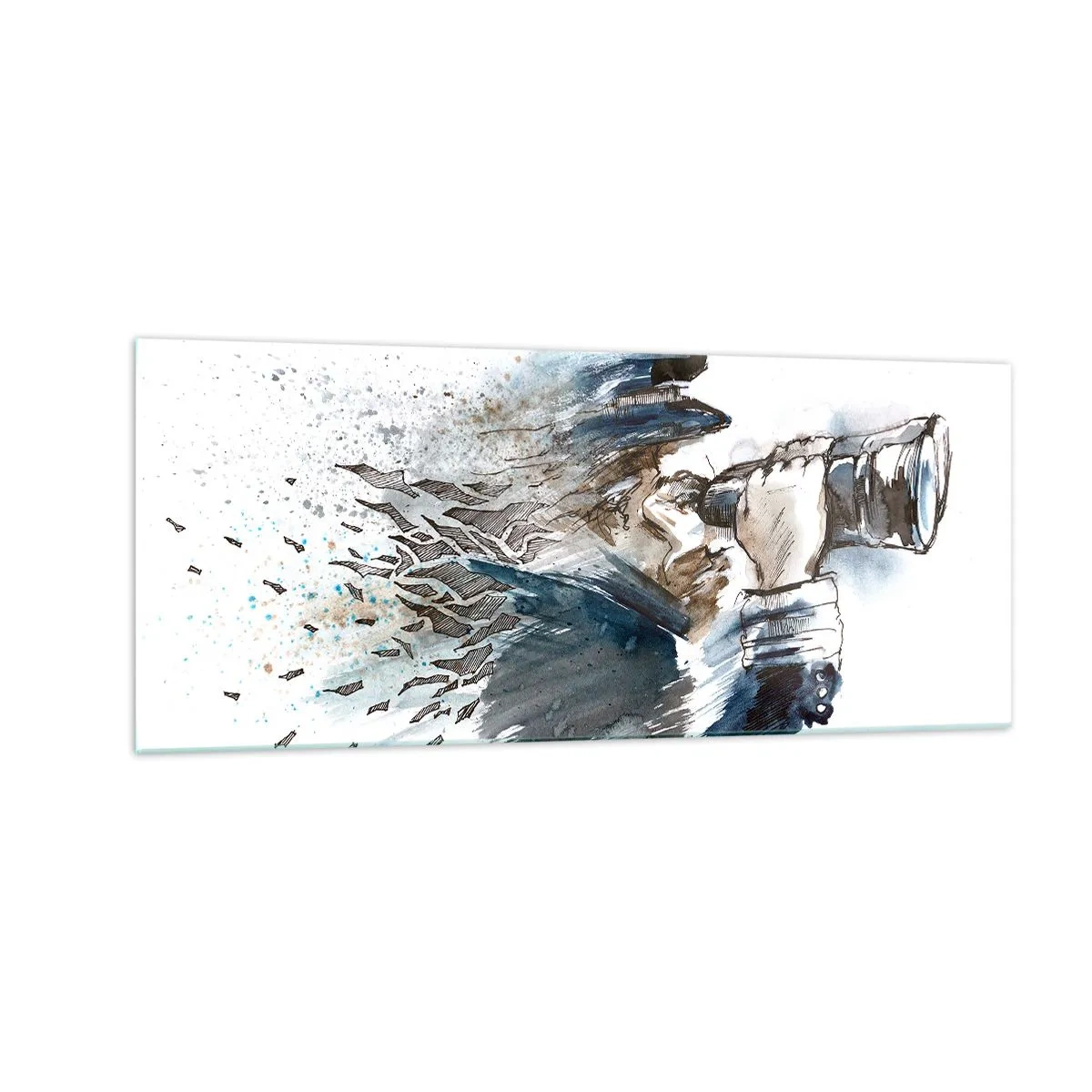 Glass picture - Ten on the Beaufort Sclae - 100x40 cm