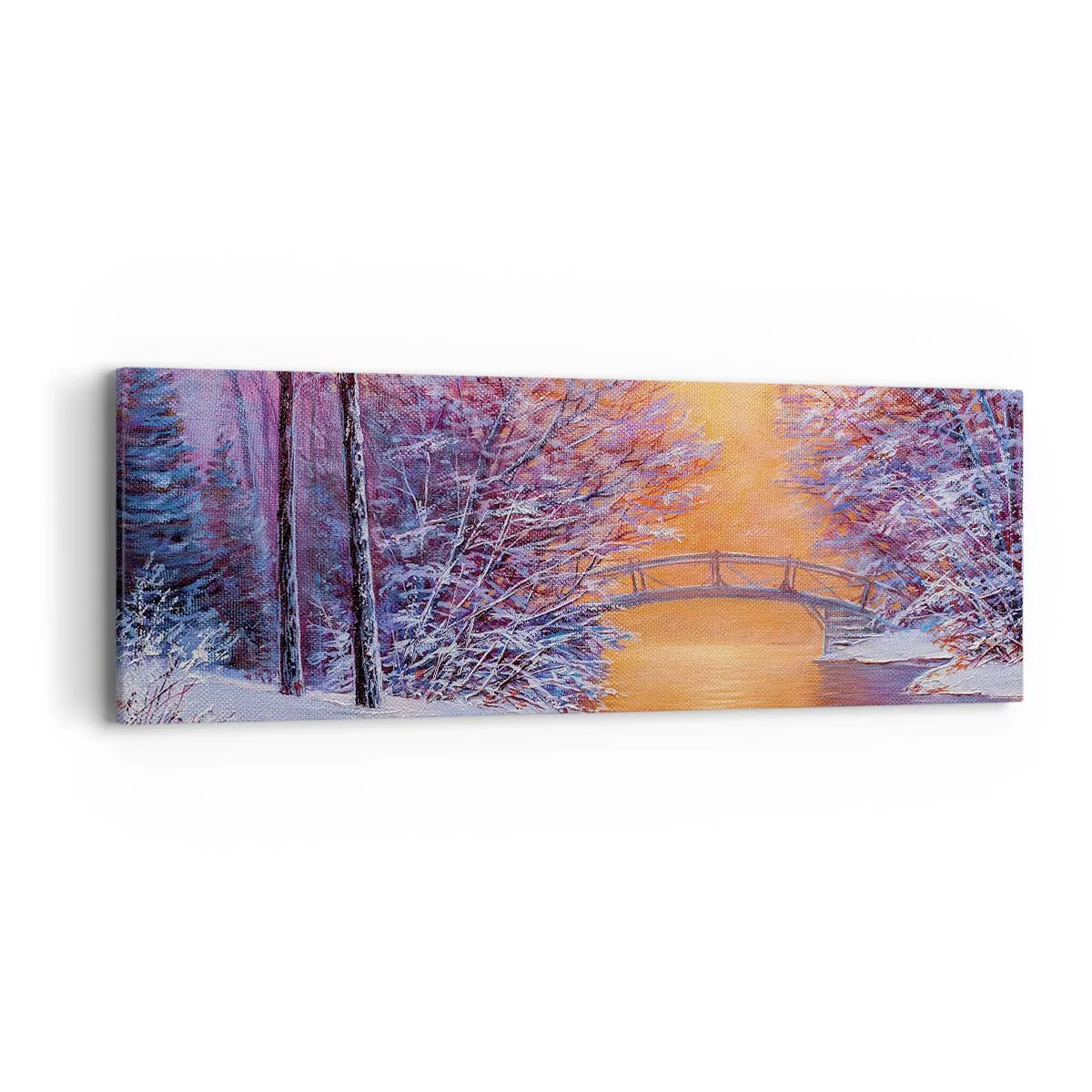 Canvas picture - Let's Meet Here - 90x30 cm