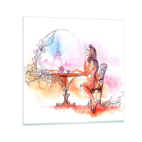 Glass picture - Parisian Chic - 40x40 cm