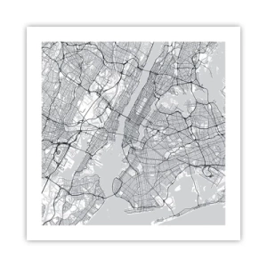 Poster - Anatomy of Metropolis - 50x50 cm