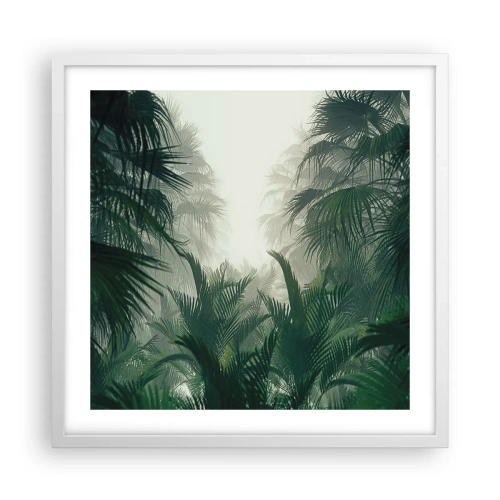 Poster in white frmae - Tropical Secret - 50x50 cm