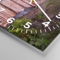 Clock face with numbers