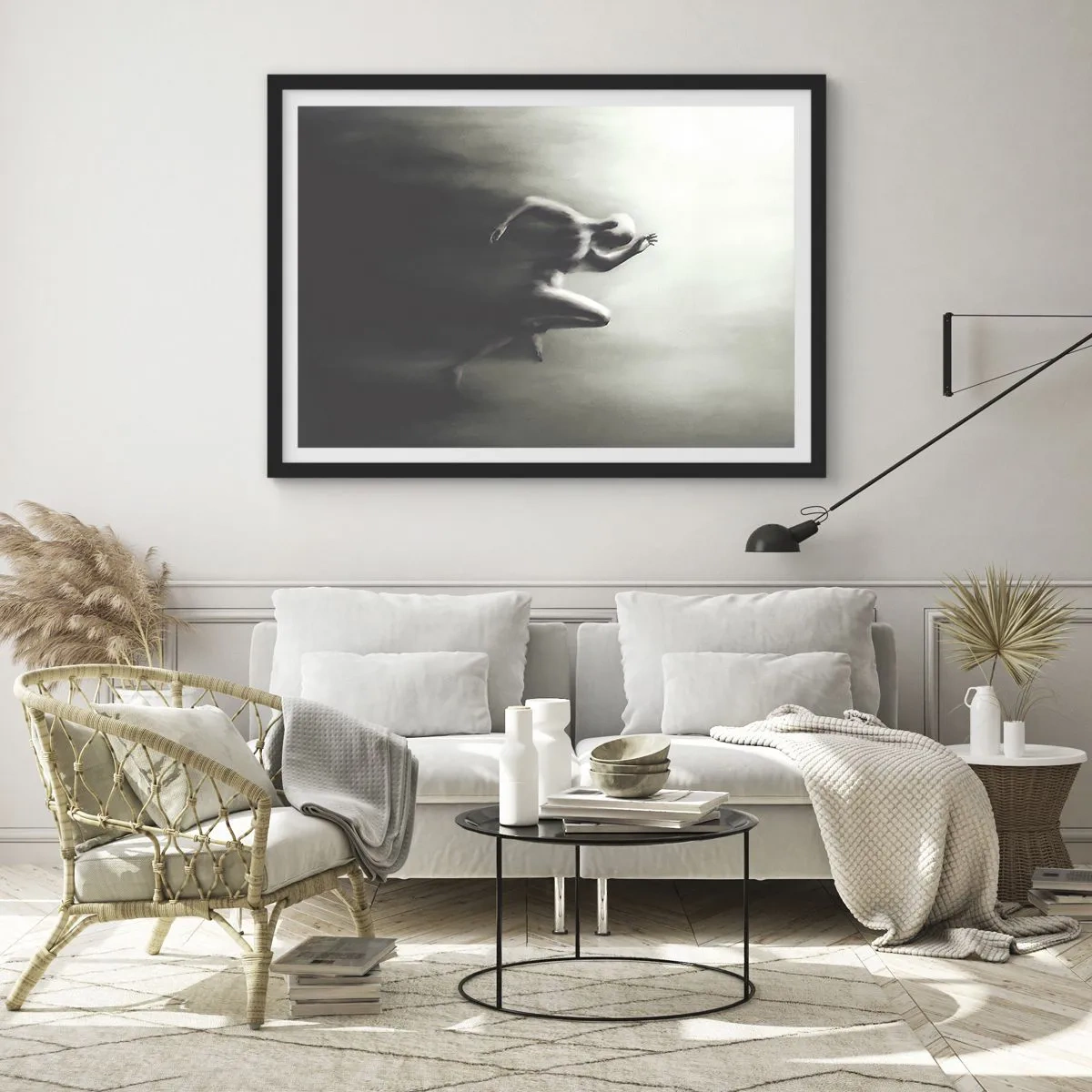 Poster in black frame - Unstoppable - 70x50 cm
