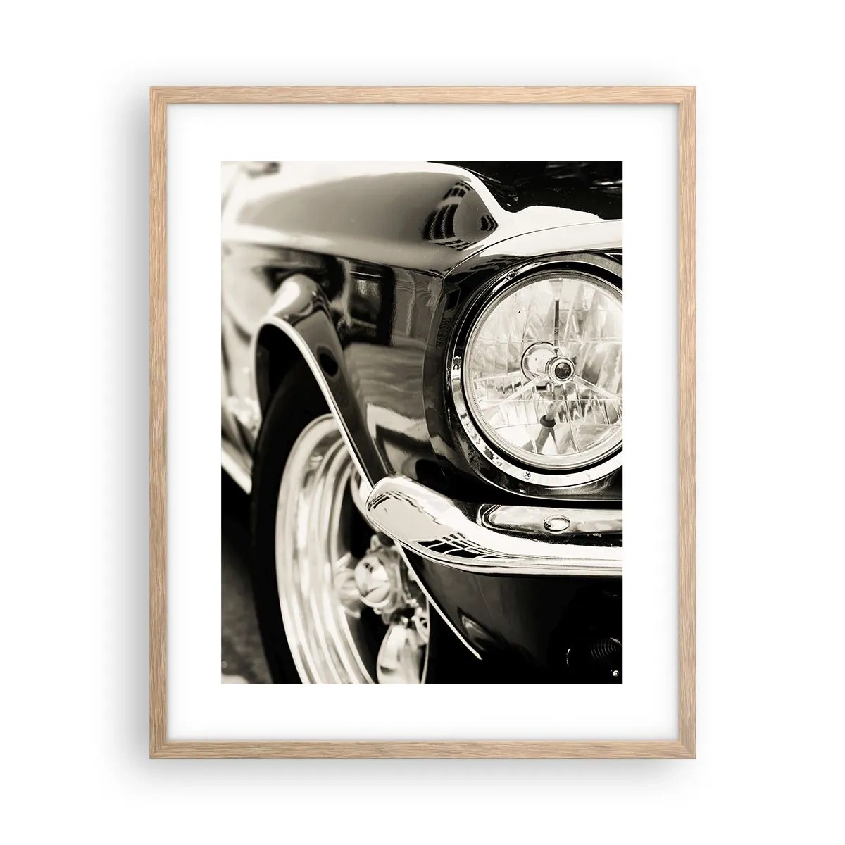 Poster in light oak frame - Lasting Shine - 40x50 cm