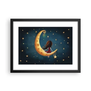 Poster in black frame - Once Upon a Time… - 40x30 cm
