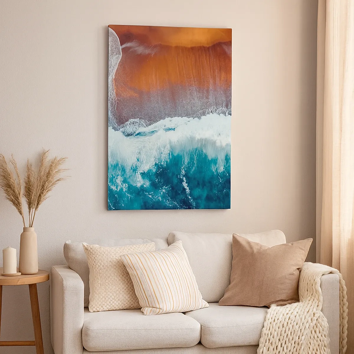 Canvas picture - Touch of the Ocean - 50x70 cm
