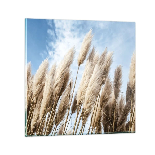 Glass picture - Caress of Sun and Wind - 40x40 cm