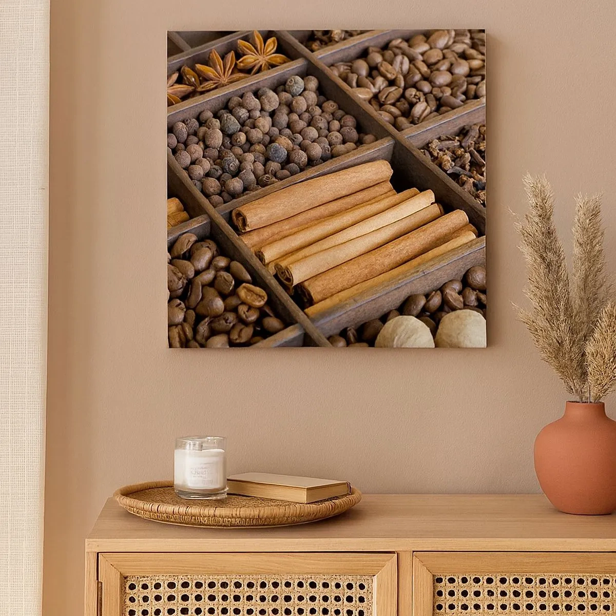 Canvas picture - Treasury of Aromas - 30x30 cm