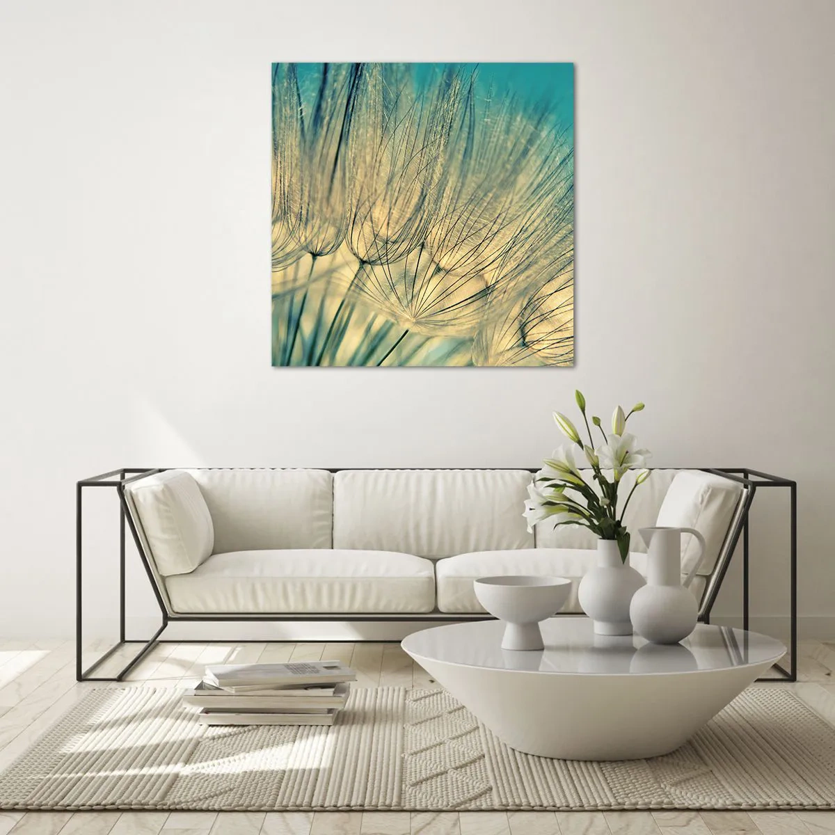 Glass picture - Waiting for the Wind - 60x60 cm