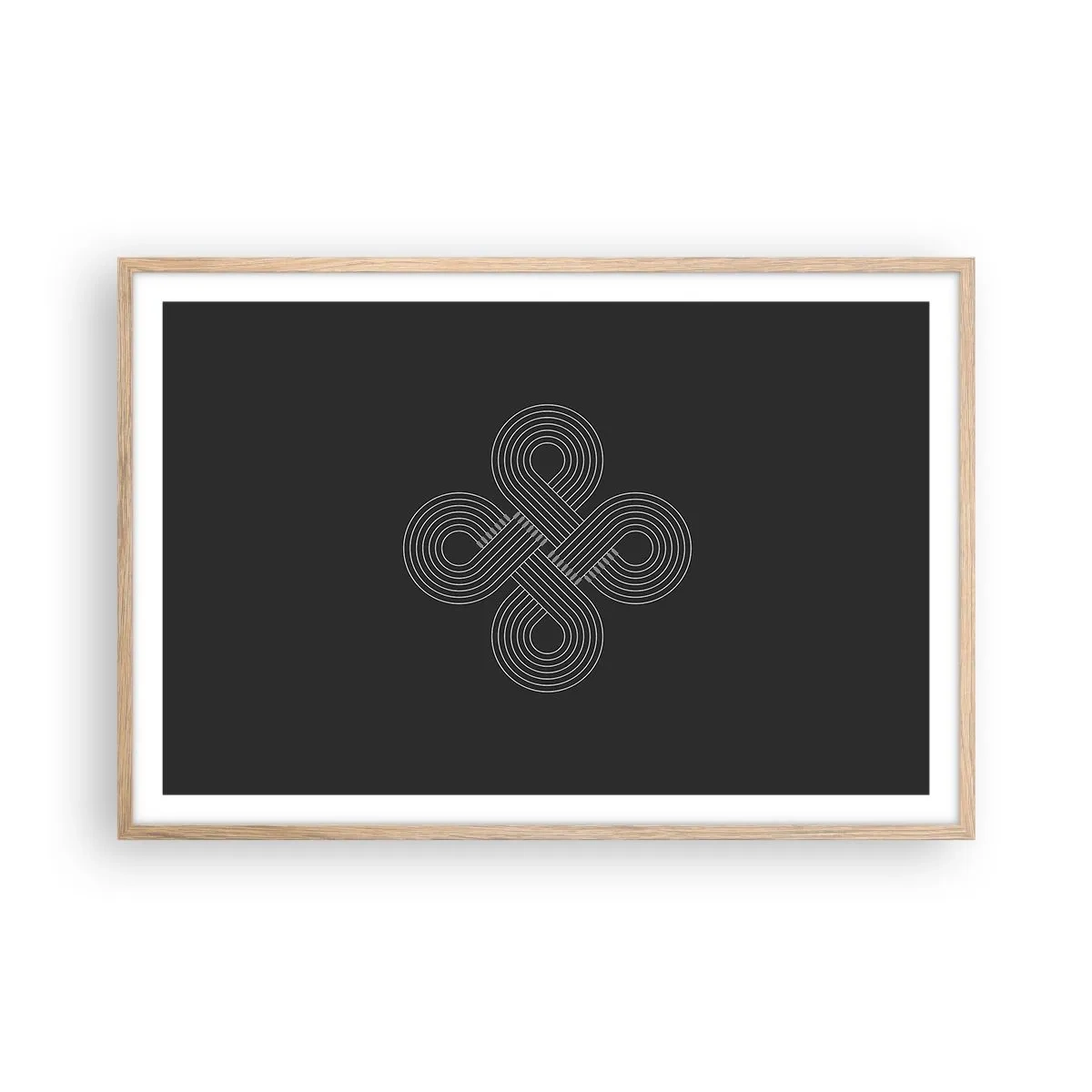 Poster in light oak frame - In Celtic Spirit - 91x61 cm