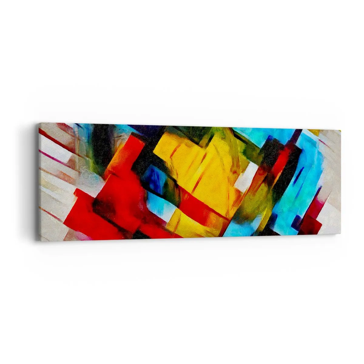 Canvas picture - Colourful Quilt - 90x30 cm