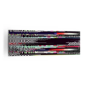 Canvas picture - Control Image of Reality - 160x50 cm