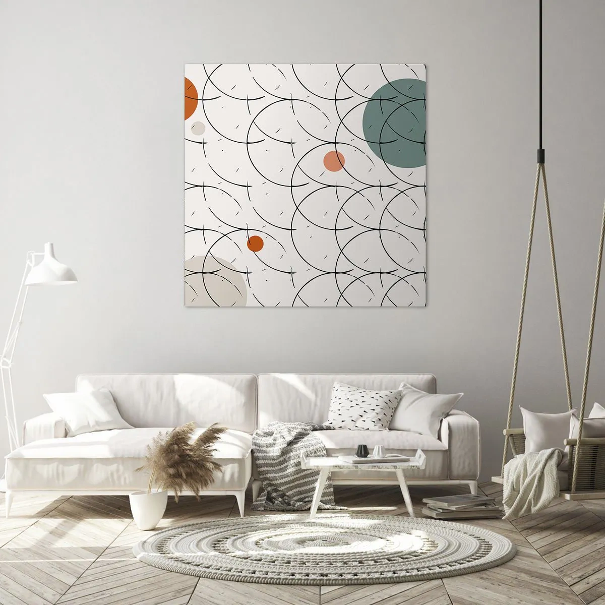 Canvas picture - In the Spirit of Pop-art - 40x40 cm