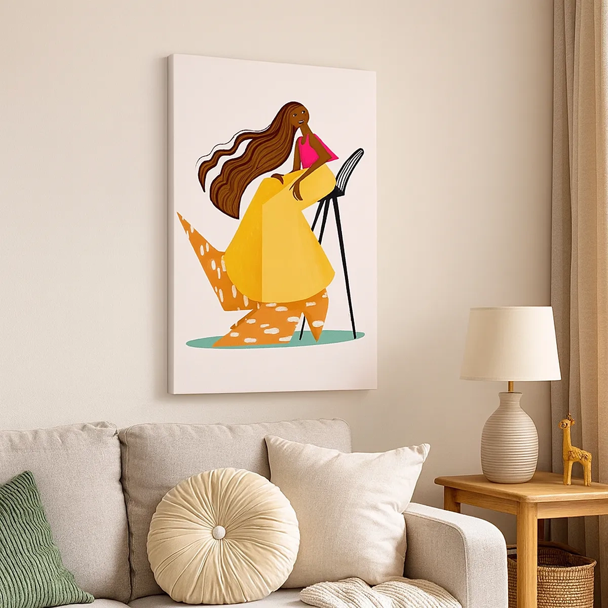 Canvas picture - Fashion Is Also Fun - 50x70 cm