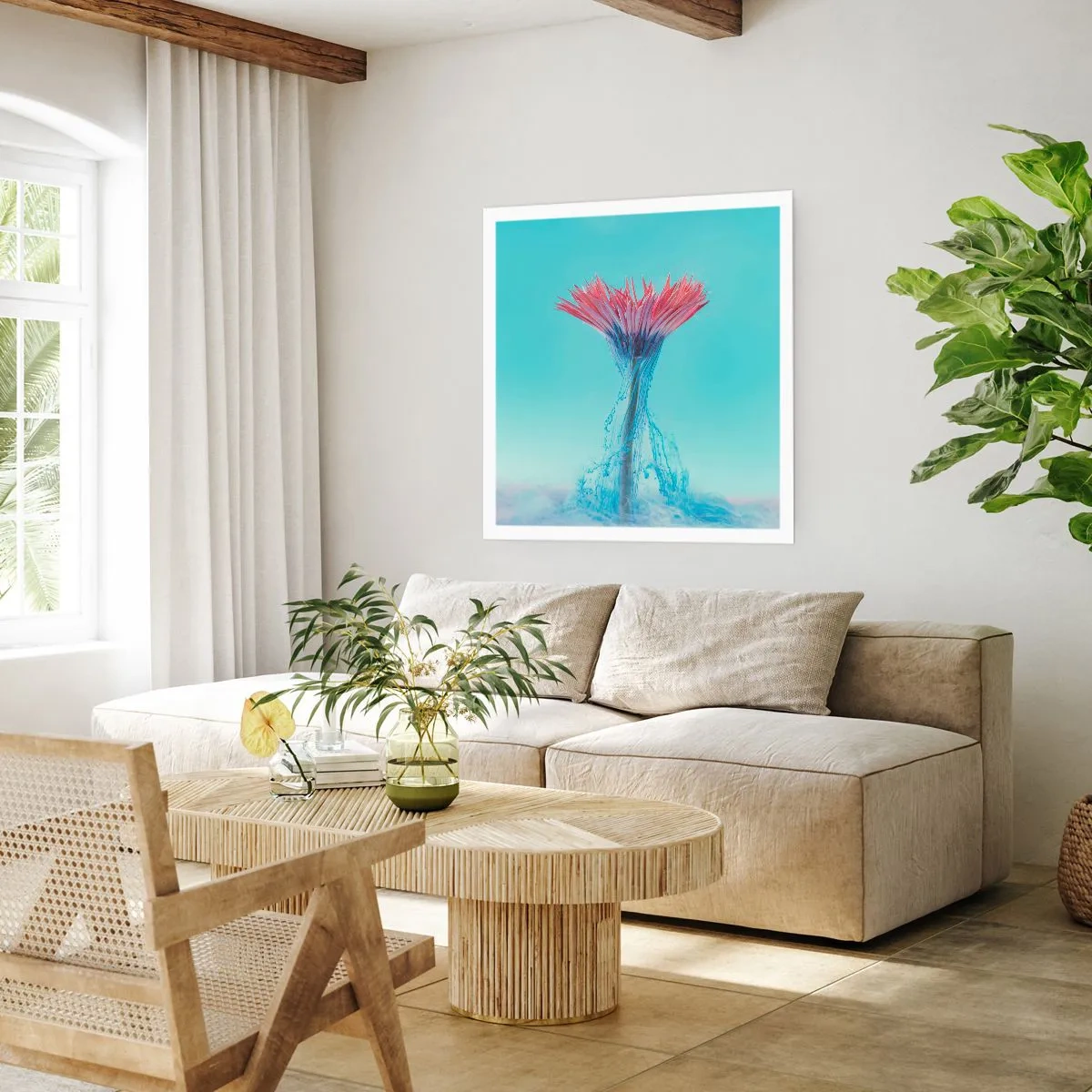 Poster - In a Lively Embrace - 30x30 cm