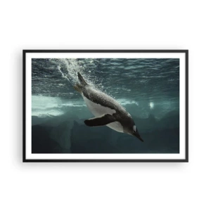 Poster in black frame - Welcome to My World - 91x61 cm