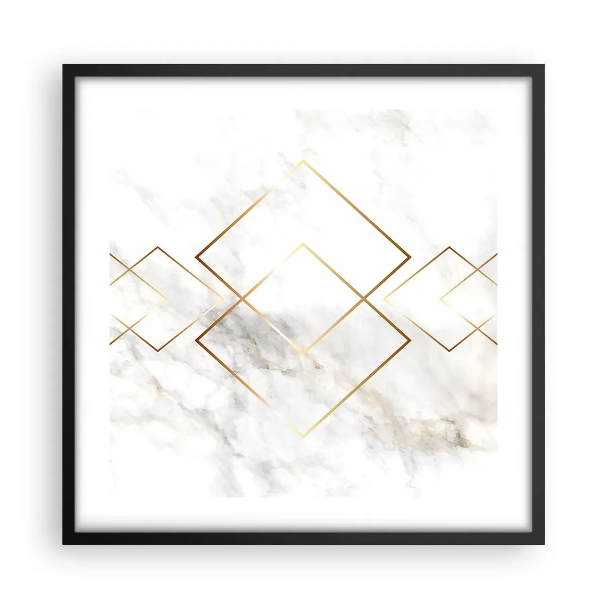 Poster in black frame - View over Infinity - 50x50 cm