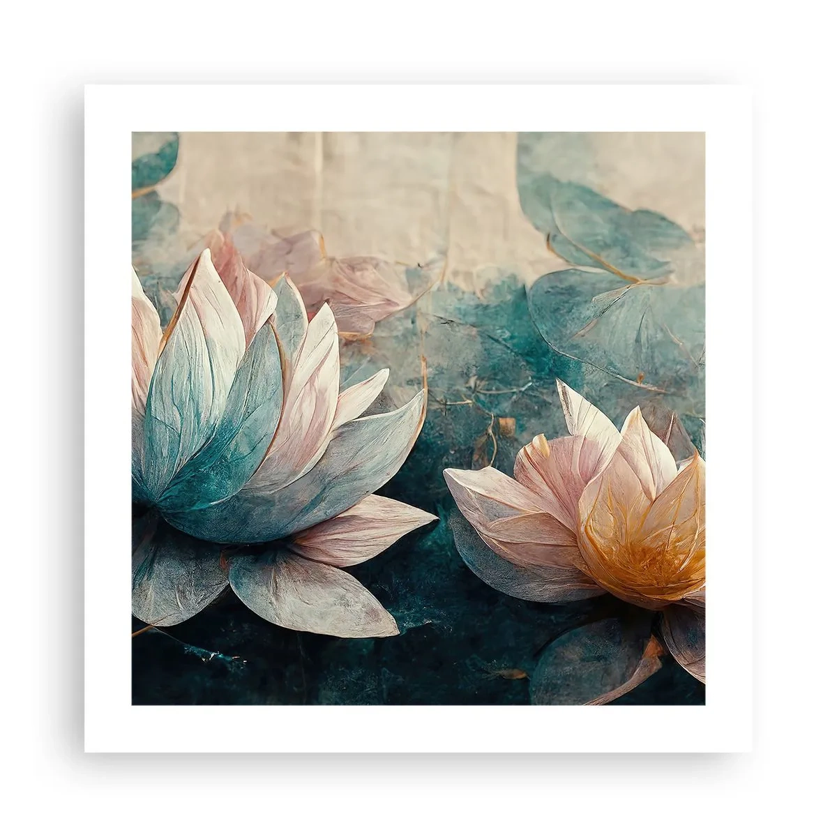 Poster - Stars of the Lake - 50x50 cm