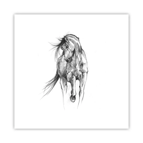 Poster - In a Graceful Trot - 30x30 cm