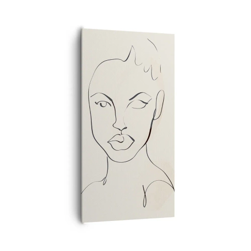 Canvas picture - Outline of Sensuality - 65x120 cm