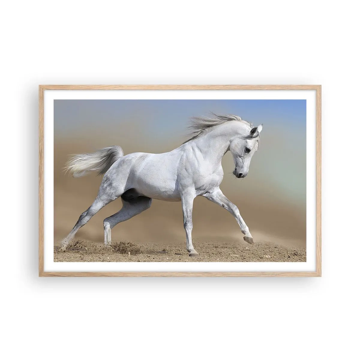 Poster in light oak frame - The Most Beautiful Arabic Tale - 91x61 cm