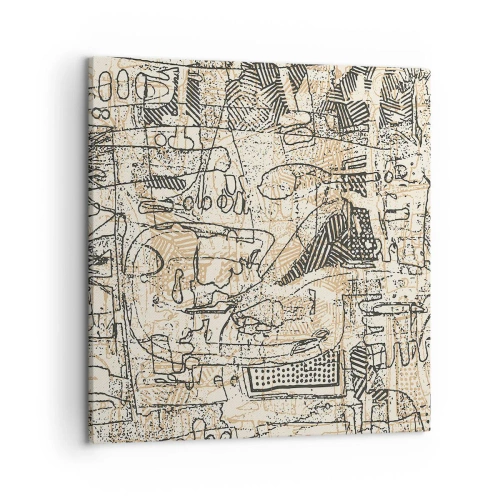 Canvas picture - Waiting to Be Decoded - 50x50 cm