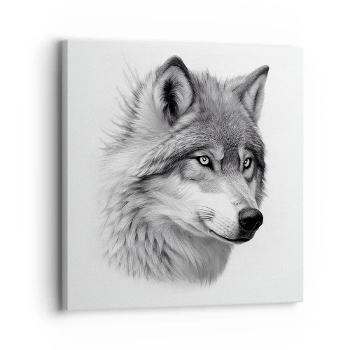 Canvas picture - Alpha - Without a Doubt - 30x30 cm