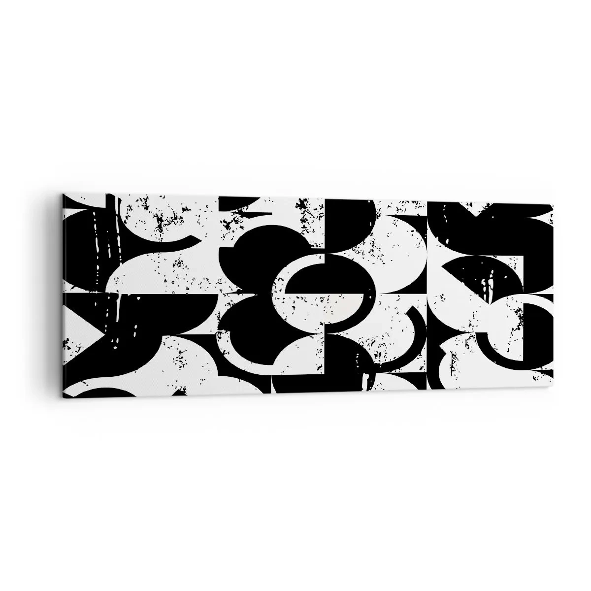 Canvas picture - White Is White and Black Is Black - 140x50 cm