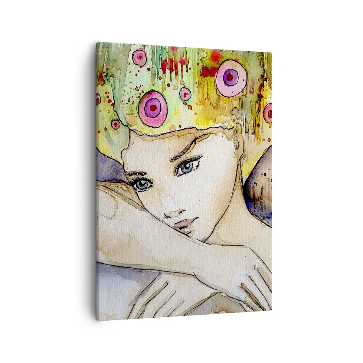 Canvas picture - Butterfly Princess - 50x70 cm