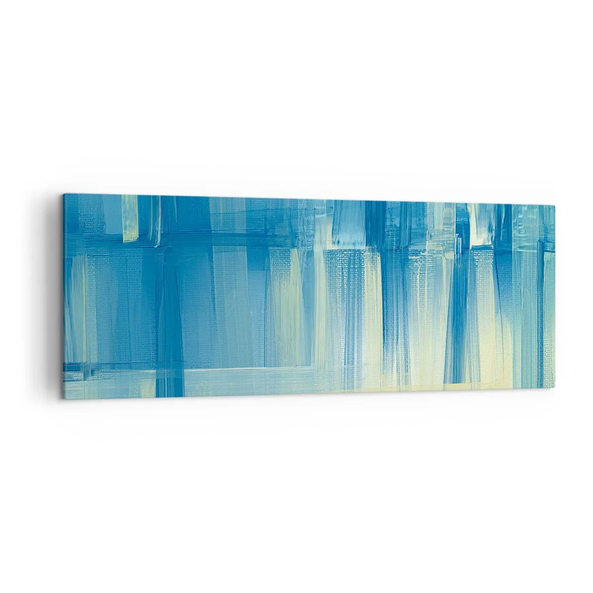 Canvas picture - Composition In Turquoise - 140x50 cm