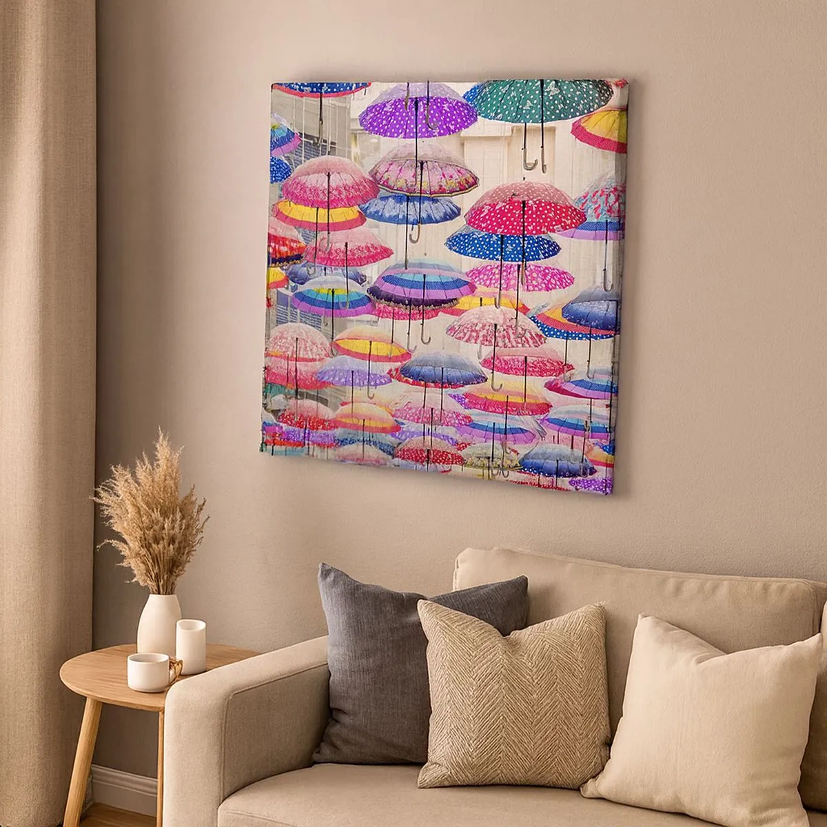 Canvas picture - City Meadow - 30x30 cm