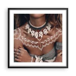 Poster in black frame - Talismans, Rituals of Womanhood - 50x50 cm