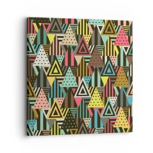 Canvas picture - In Rhythm on Three - 30x30 cm