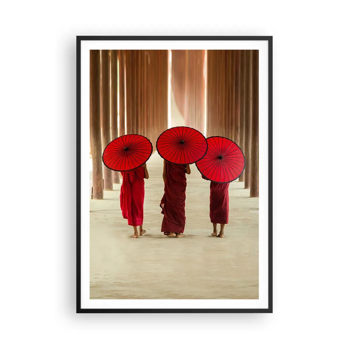 Poster in black frame - On the Way to Pure Country - 70x100 cm