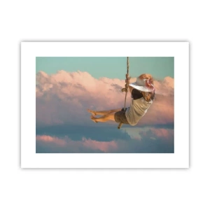 Poster - Fun in the Clouds - 40x30 cm