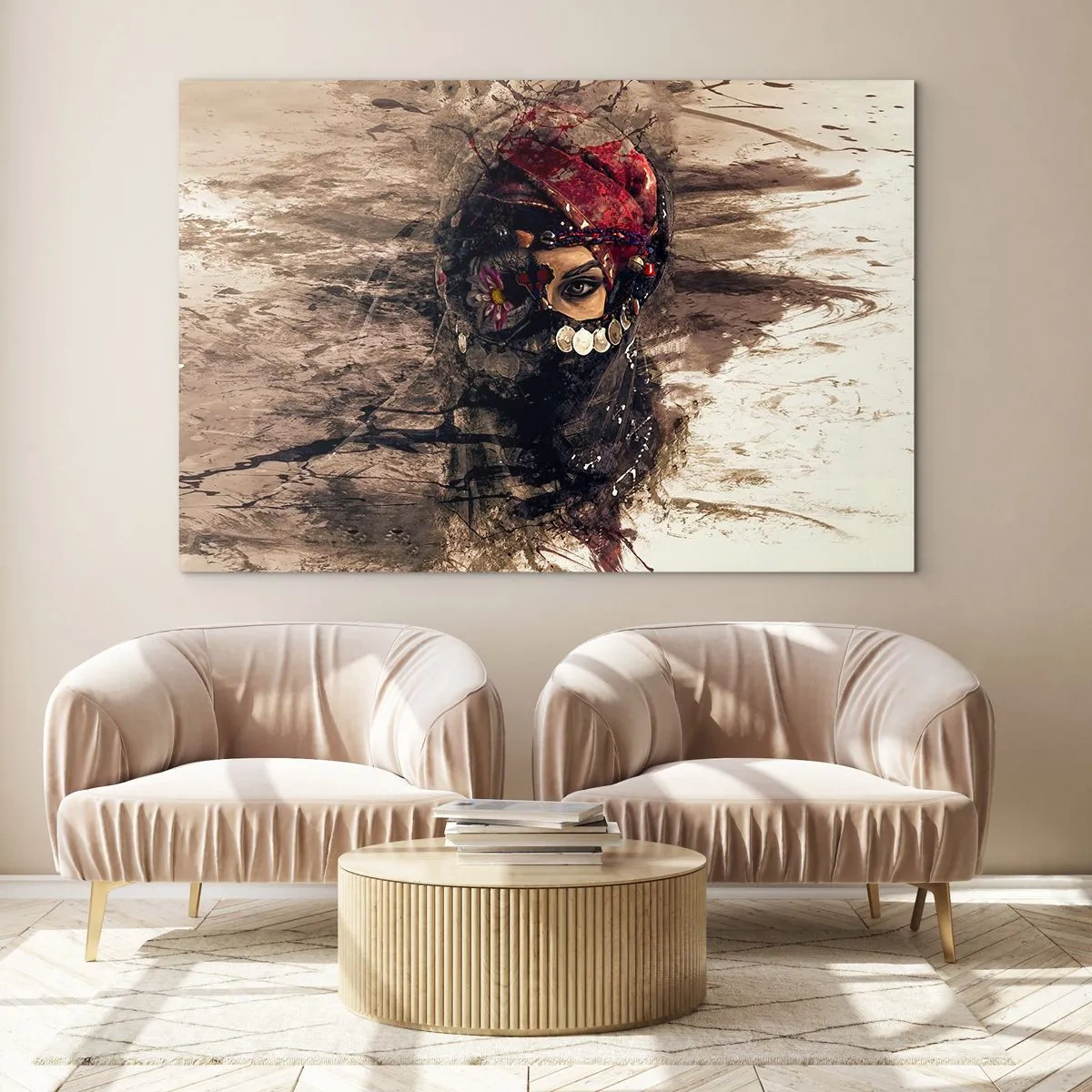Glass picture - At Least Worrying - 100x70 cm